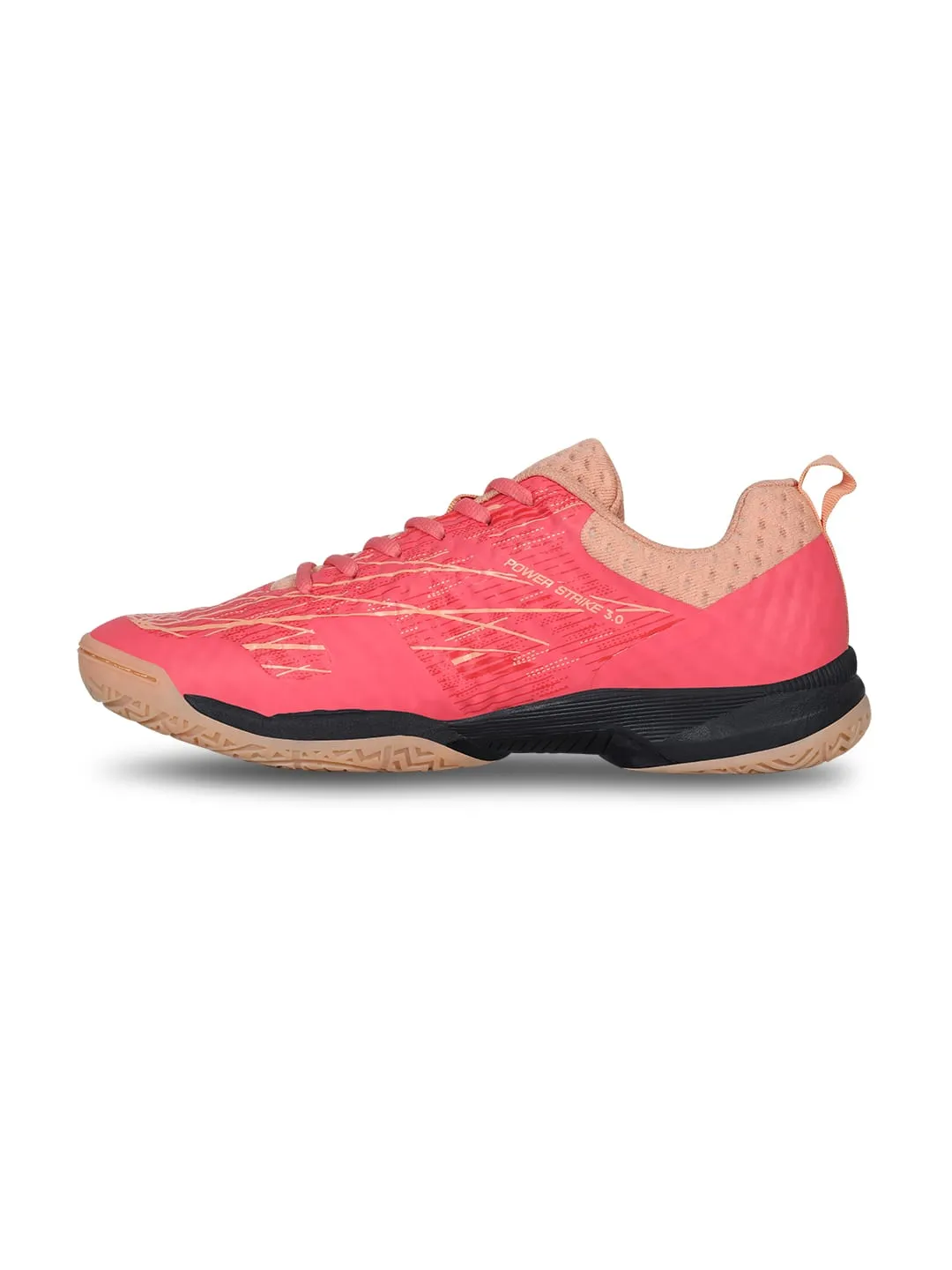 Powerstrike 3.0 Badminton Shoes For Men Peach