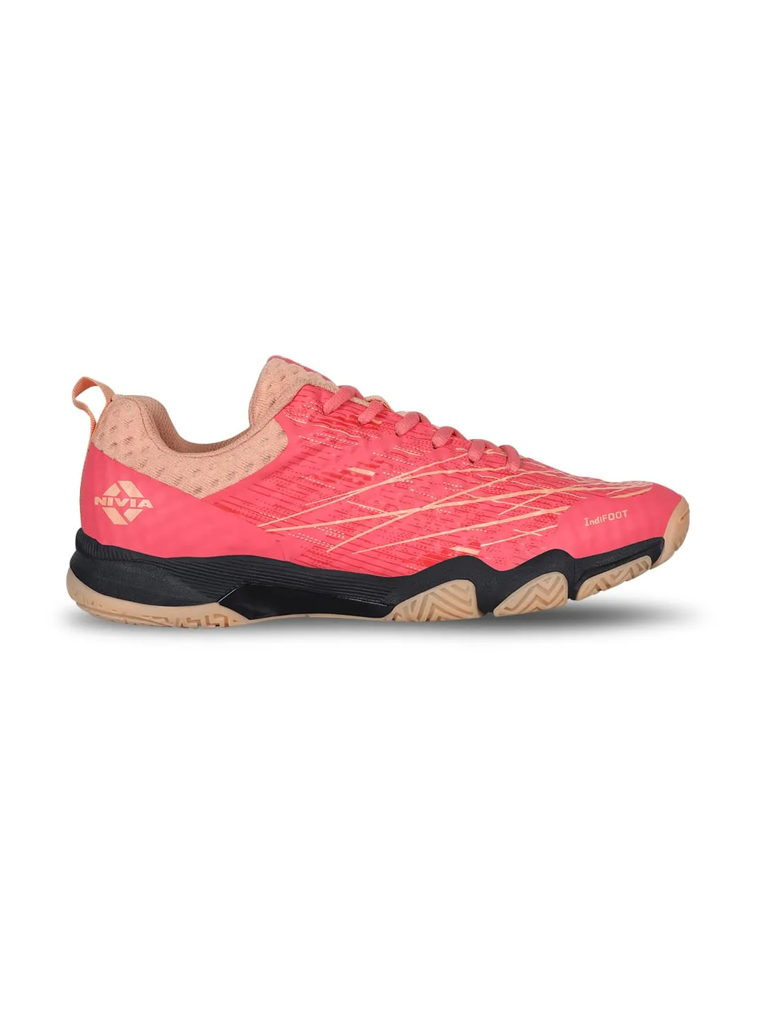 Powerstrike 3.0 Badminton Shoes For Men Peach