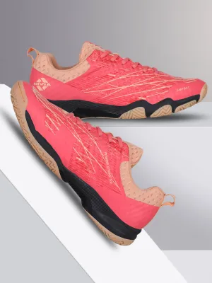 Powerstrike 3.0 Badminton Shoes For Men Peach