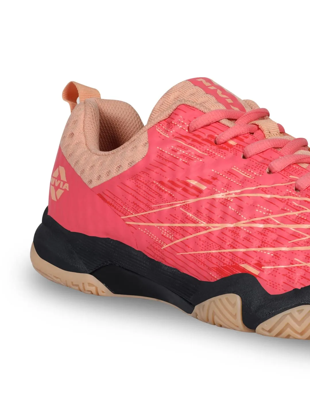 Powerstrike 3.0 Badminton Shoes For Men Peach