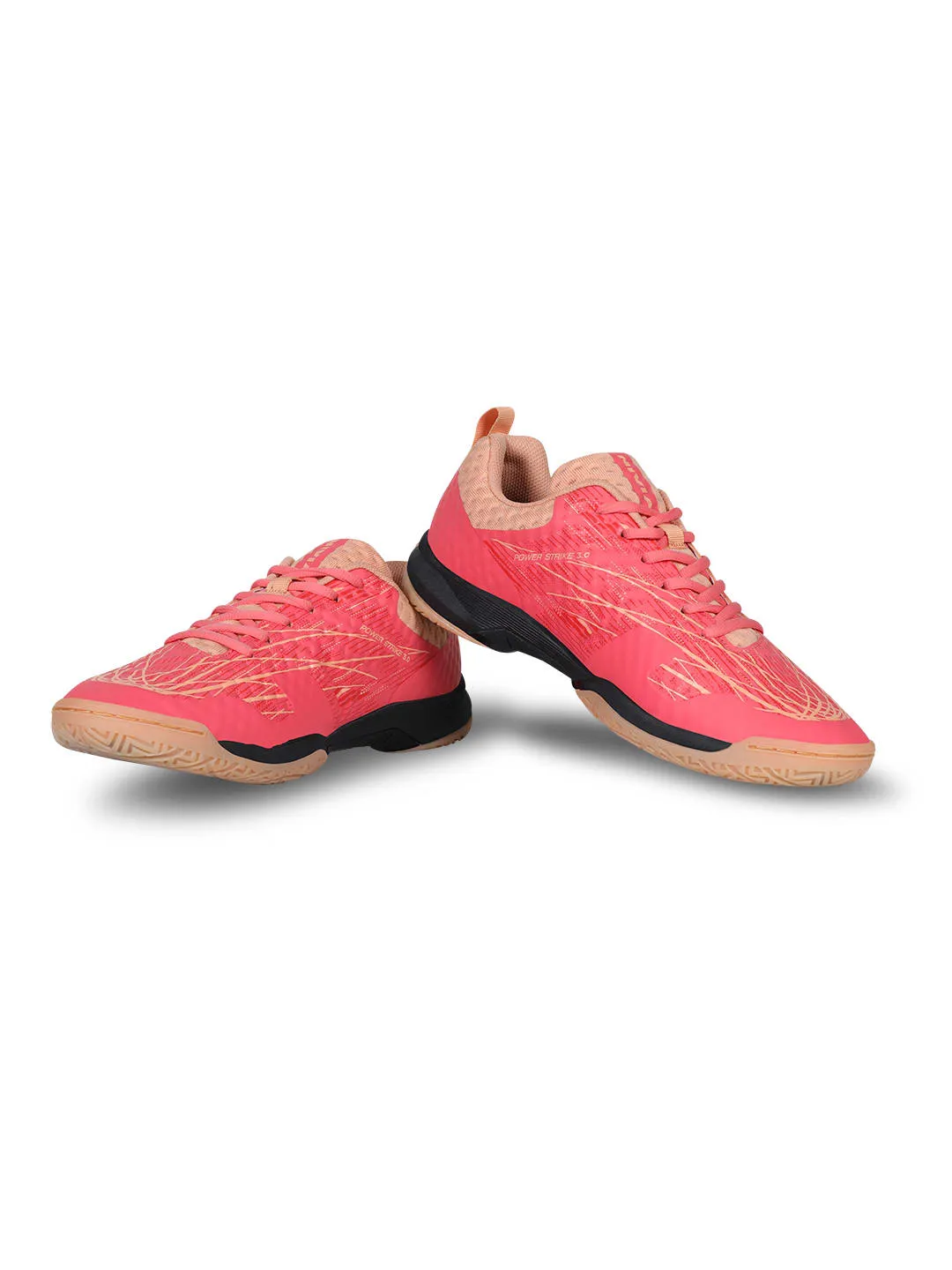 Powerstrike 3.0 Badminton Shoes For Men Peach