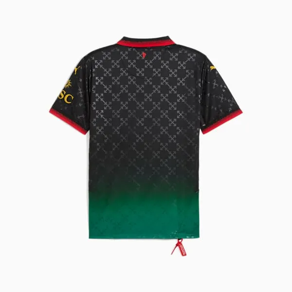PUMA x CHRISTIAN PULISIC AC MILAN x OFF-WHITE Replica Men's Soccer Jersey - PUMA Black-Power Green