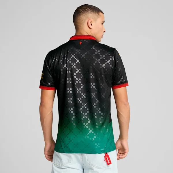 PUMA x CHRISTIAN PULISIC AC MILAN x OFF-WHITE Replica Men's Soccer Jersey - PUMA Black-Power Green