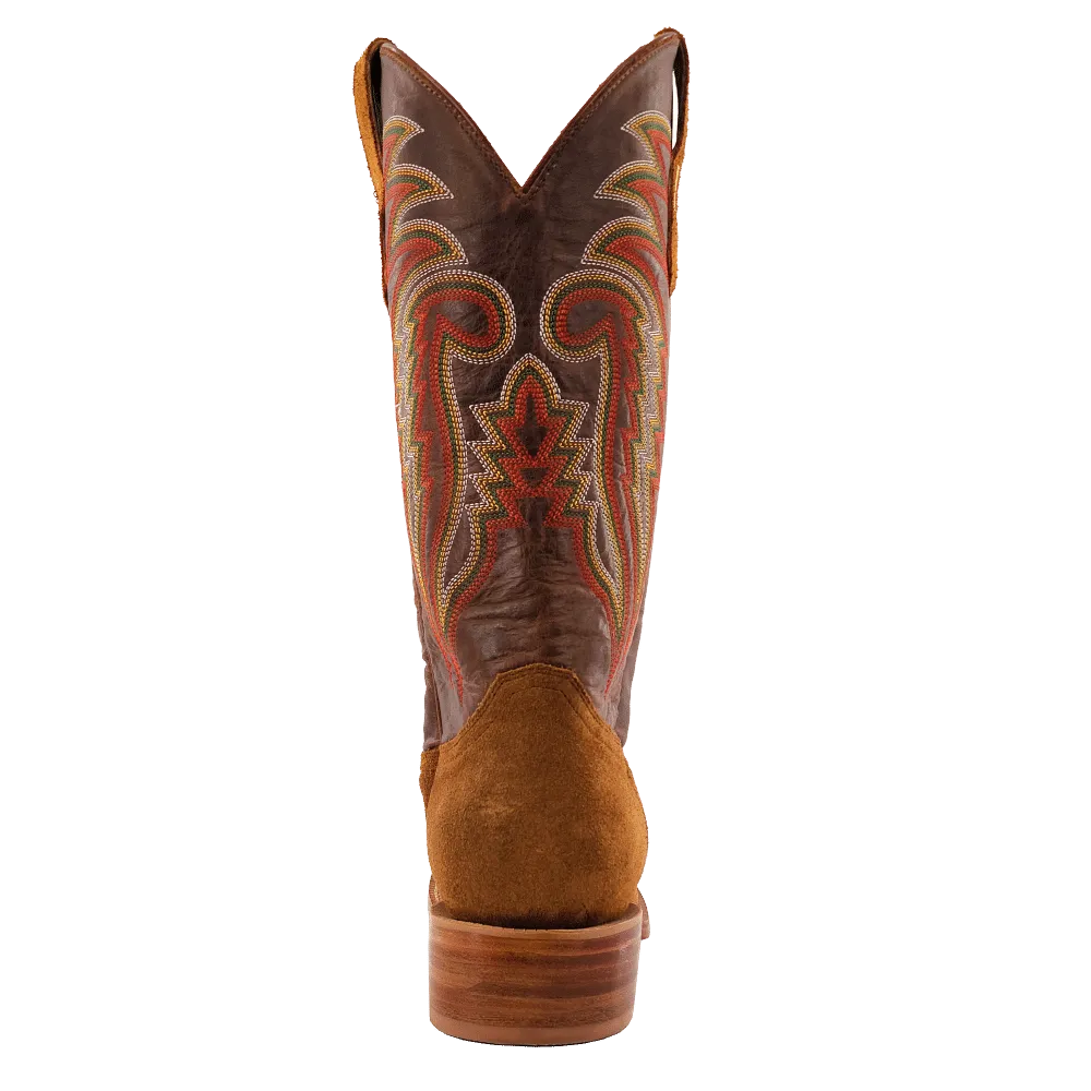 R. Watson Men's Arizona Tan/Rough Out Western Boots RW8200-2