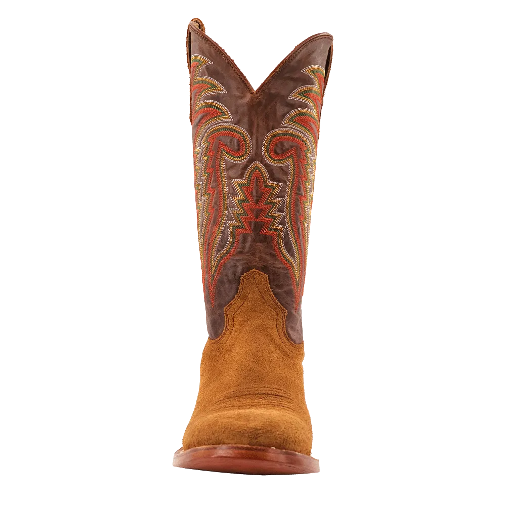 R. Watson Men's Arizona Tan/Rough Out Western Boots RW8200-2
