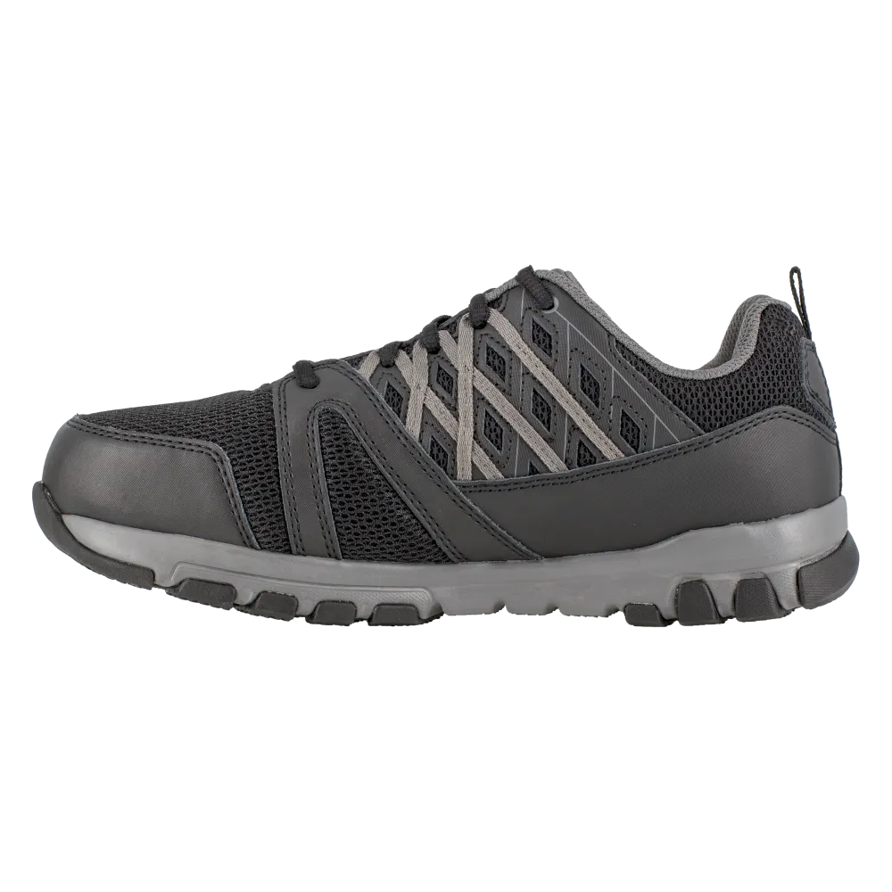 Reebok RB416 Women's Sublite Work Steel Toe Athletic Oxford - Black-Grey