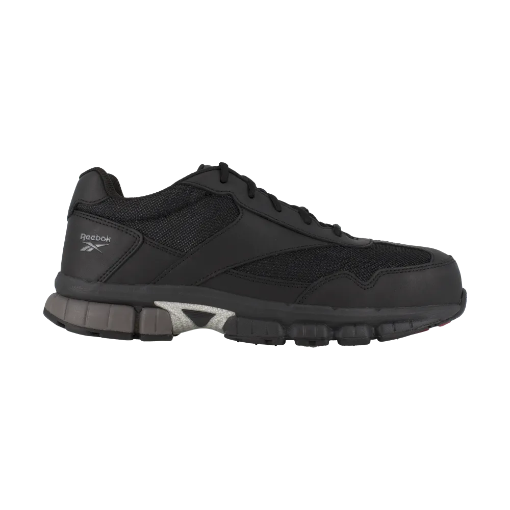 Reebok RB4895 Men's Ketia Athletic Composite Toe Work Shoes - Black/Silver