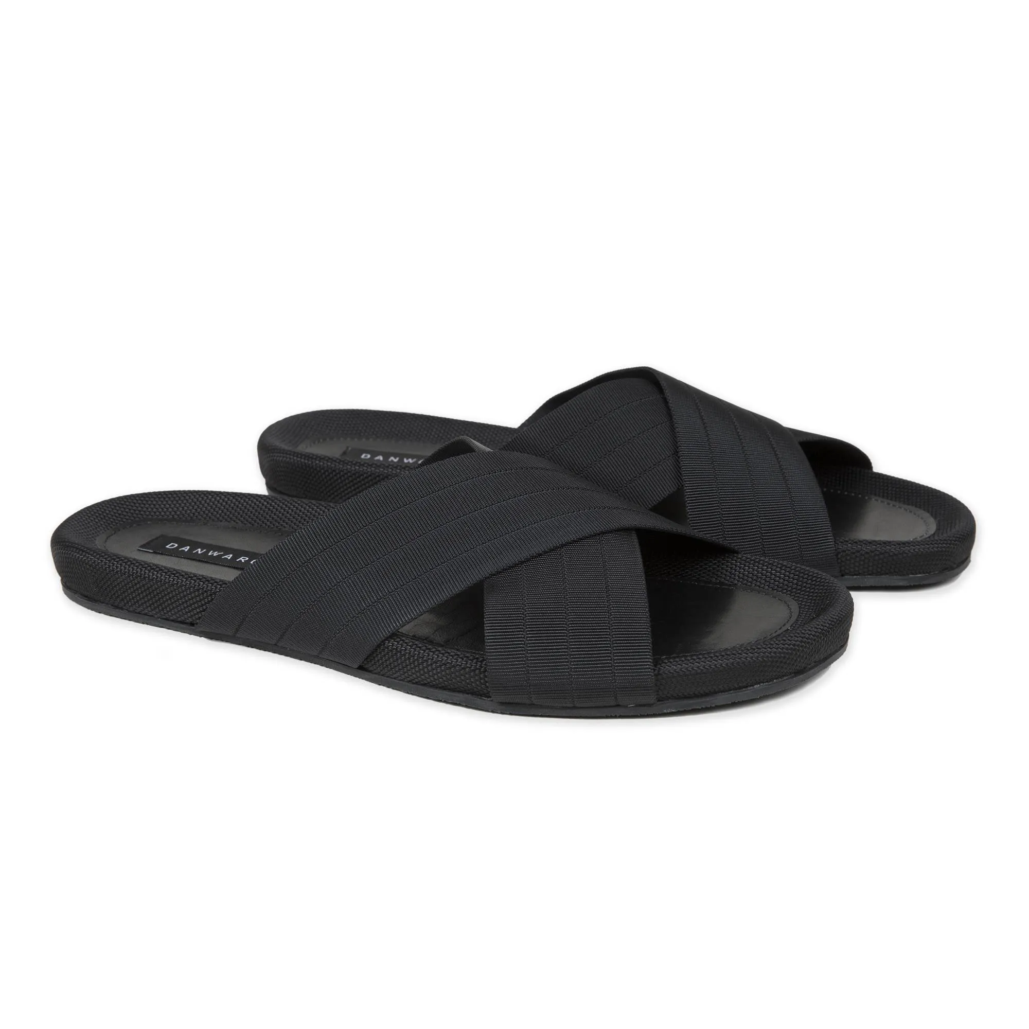 RUBBER BOTTOM BEACH SLIDE WITH NYLON WEBBING