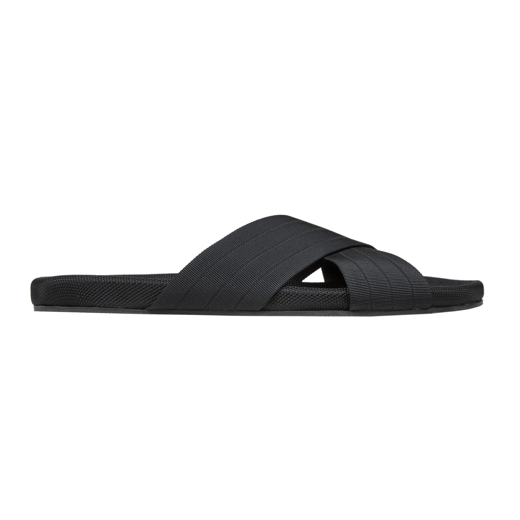 RUBBER BOTTOM BEACH SLIDE WITH NYLON WEBBING