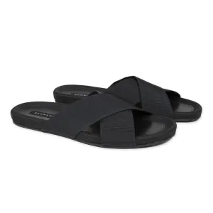RUBBER BOTTOM BEACH SLIDE WITH NYLON WEBBING