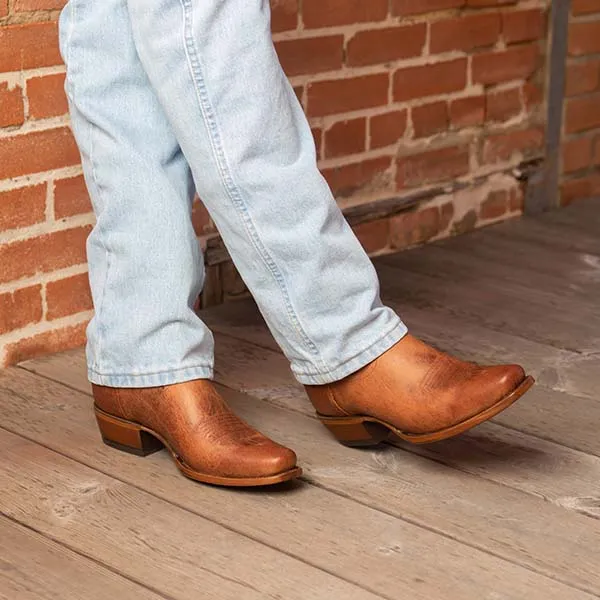 Rujo Boots Men's The Tate Chestnut Mad Dog Goat Boots