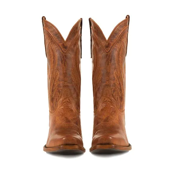 Rujo Boots Men's The Tate Chestnut Mad Dog Goat Boots