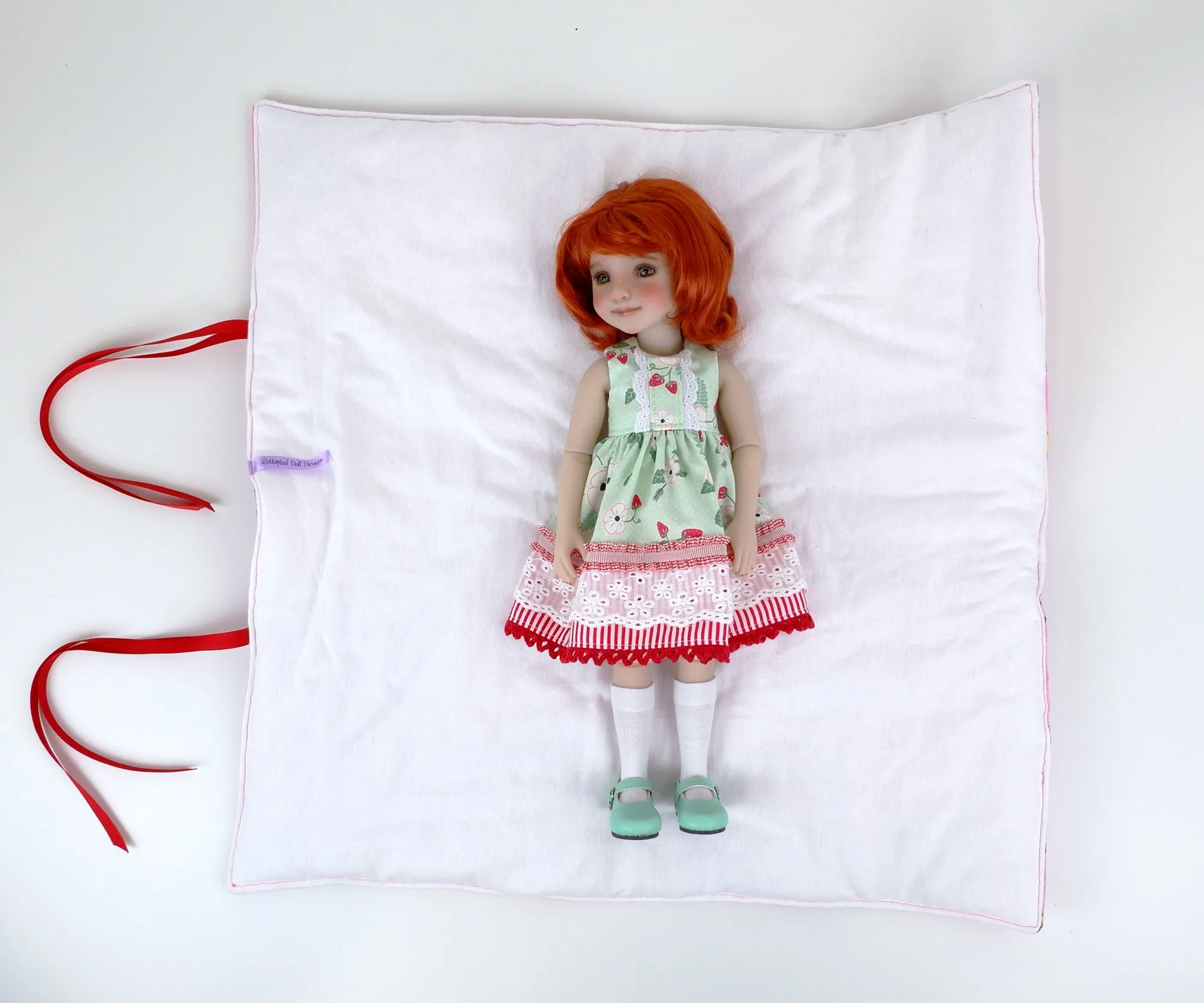 Strawberry Shortcake - custom strawberry themed Ruby Red Fashion Friend doll & wardrobe