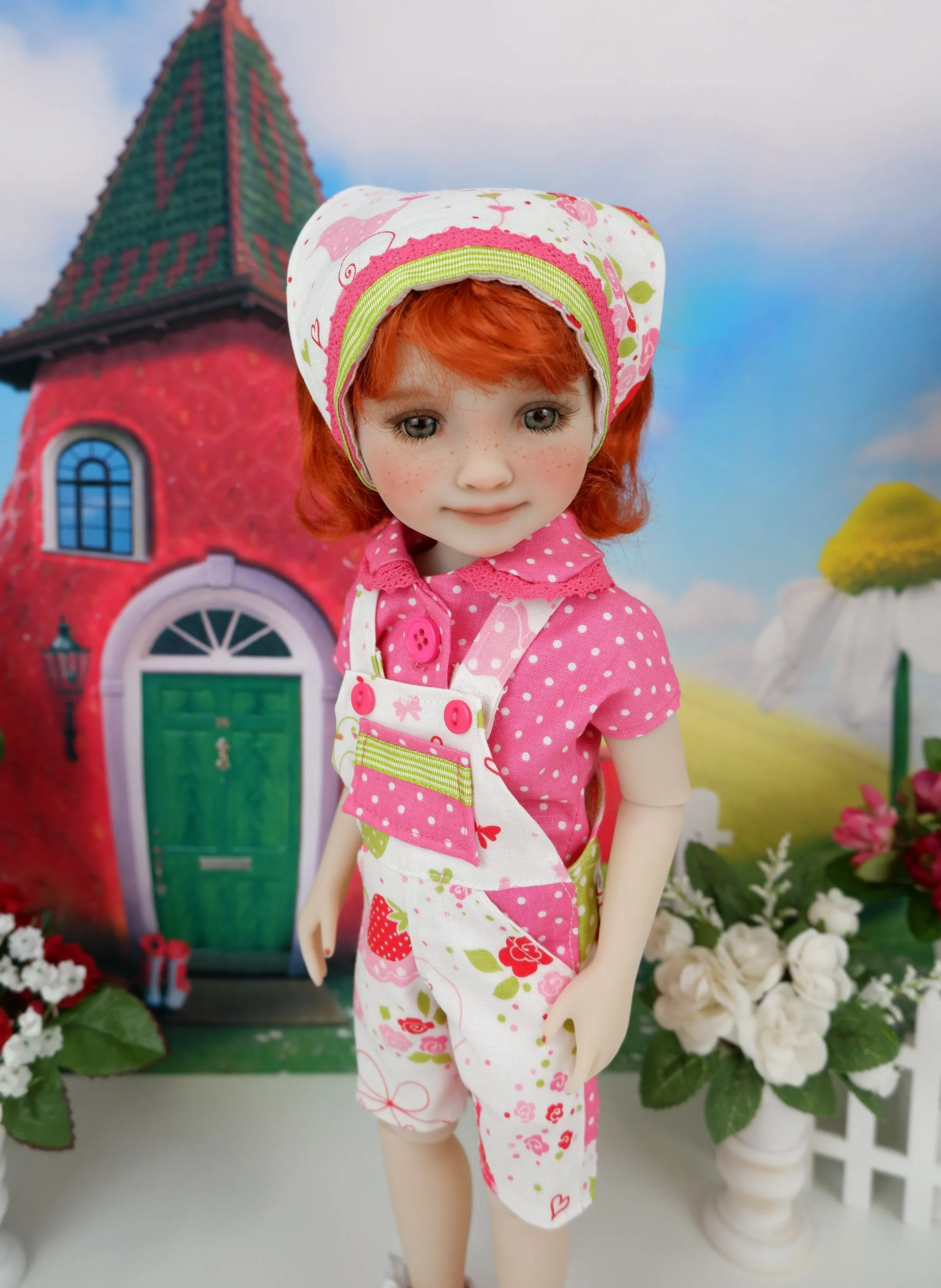 Strawberry Shortcake - custom strawberry themed Ruby Red Fashion Friend doll & wardrobe