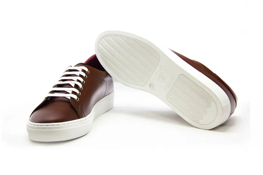 Tennis Style Sneaker - Cognac (UK6,7,8,9 Only)