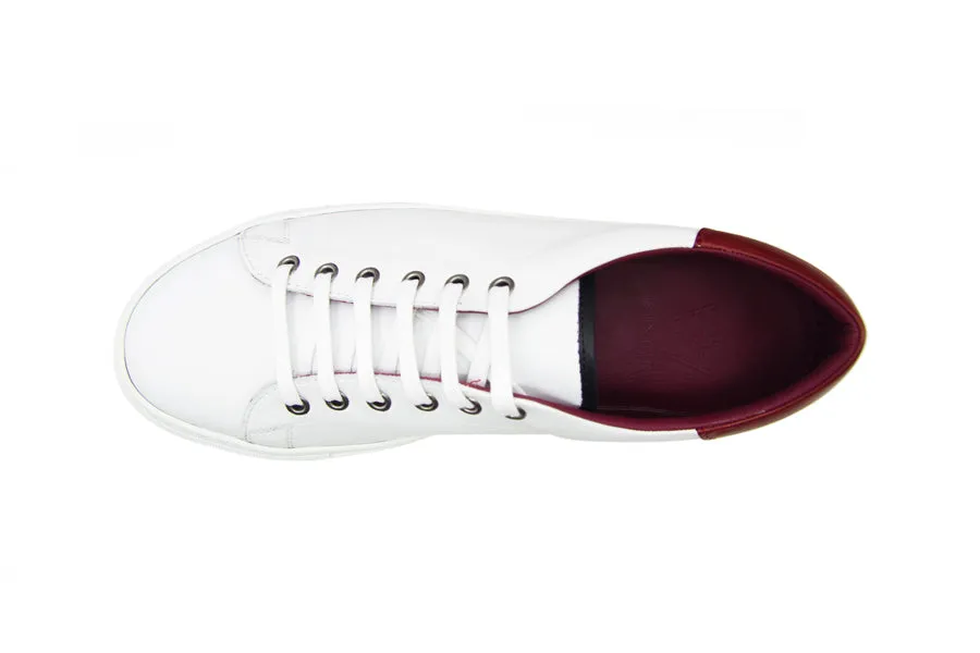 Tennis Style Sneaker - White (UK6 Only)