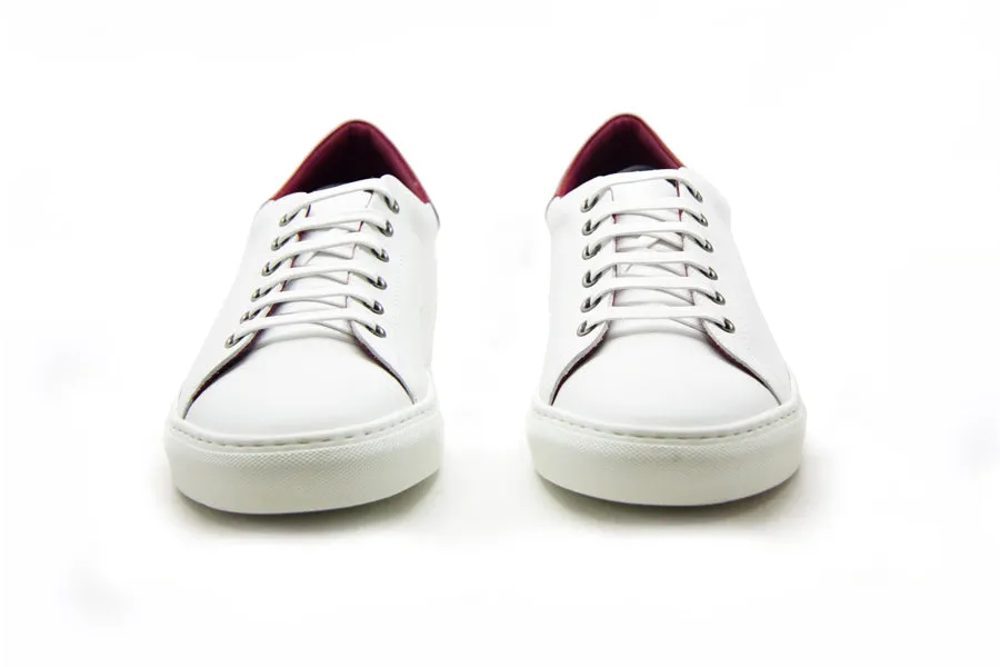 Tennis Style Sneaker - White (UK6 Only)