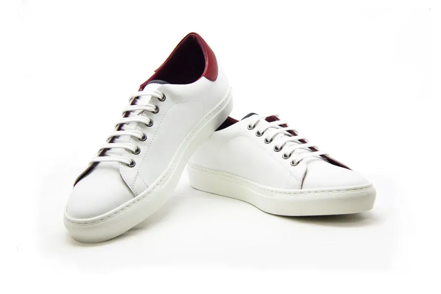 Tennis Style Sneaker - White (UK6 Only)
