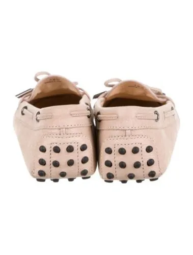 TOD'S Beige Leather Penny Moccasins Flats Driving Shoes Size 36 UK 3 US 6 Ladies