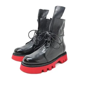 TONALE 04 - Urban amphibian leather BLACK
