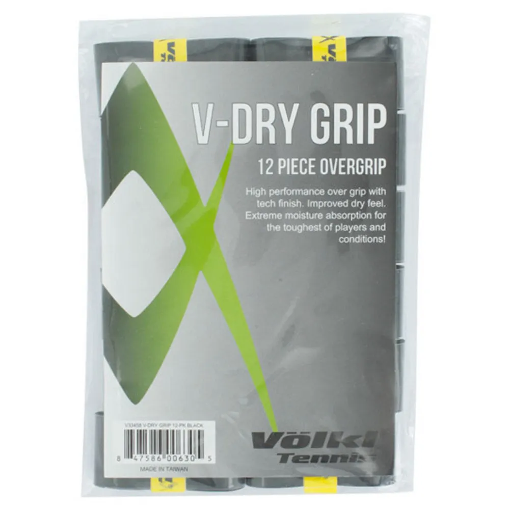 V Dry Tennis Overgrip 12 Pack