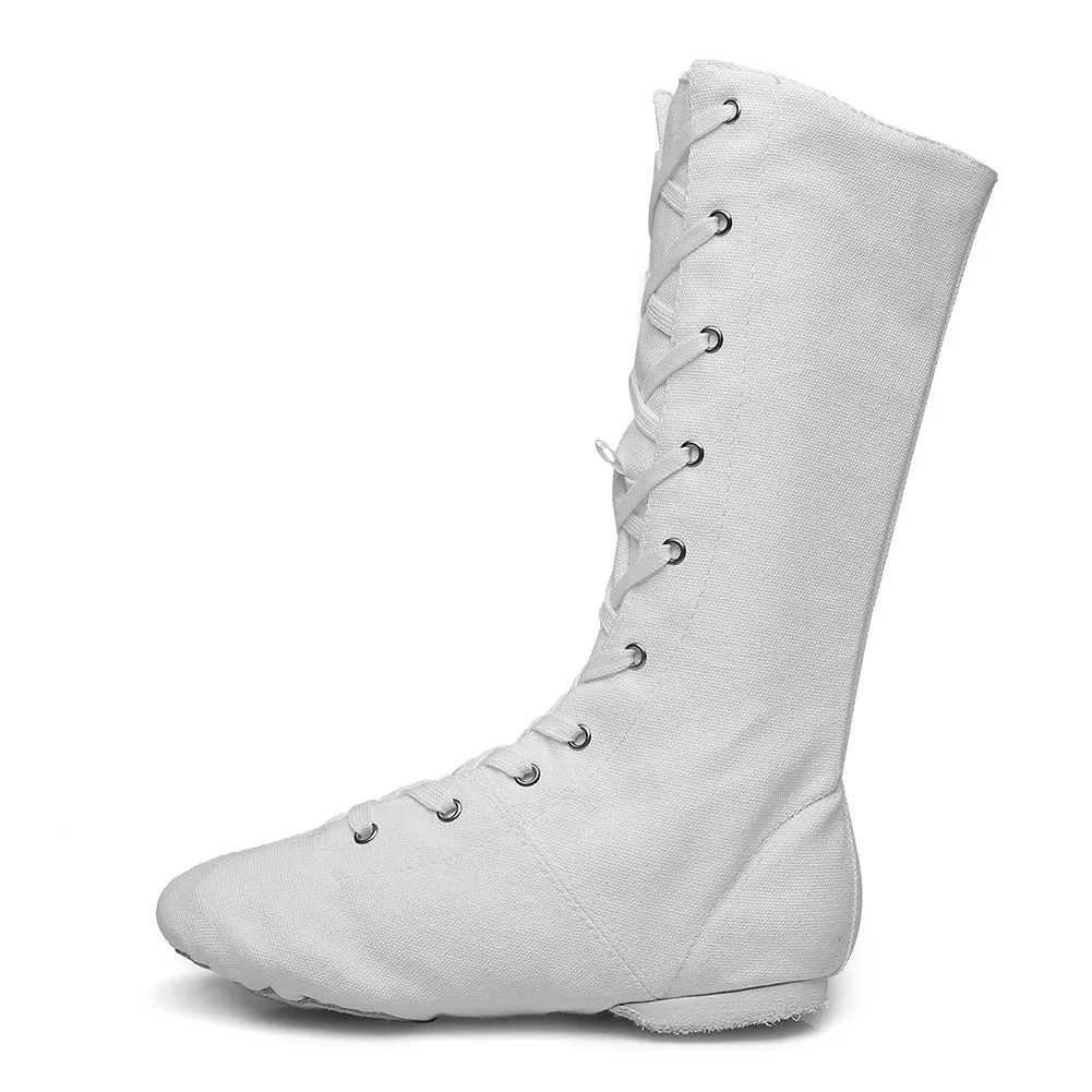 Women's Girl's Canvas Cosplay Dance Boots