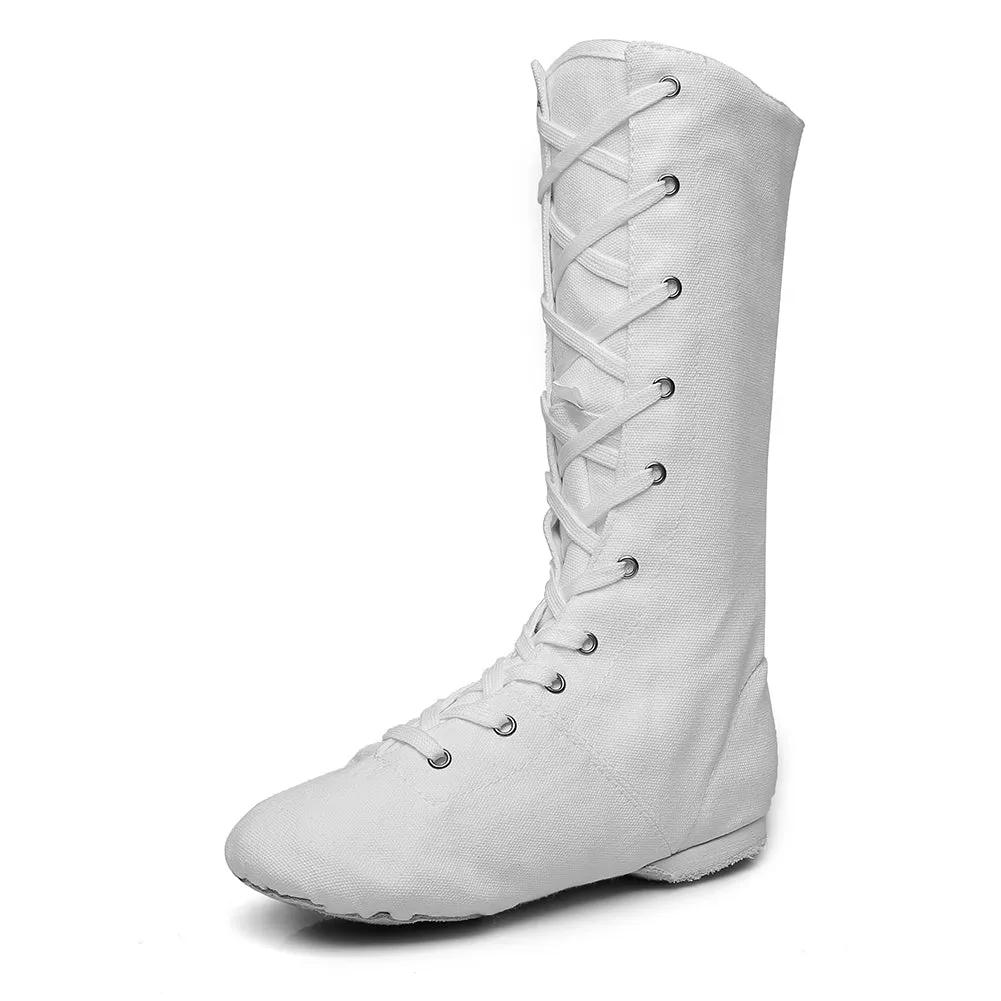 Women's Girl's Canvas Cosplay Dance Boots