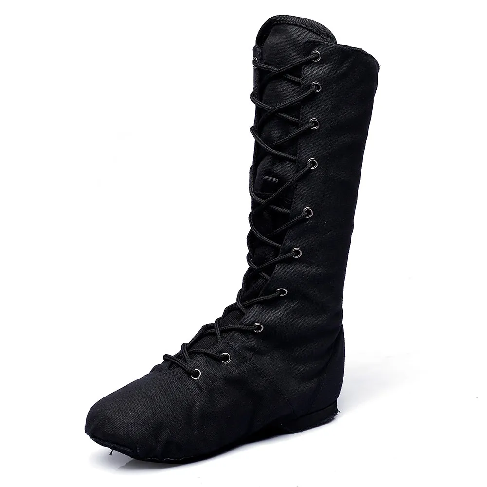 Women's Girl's Canvas Cosplay Dance Boots