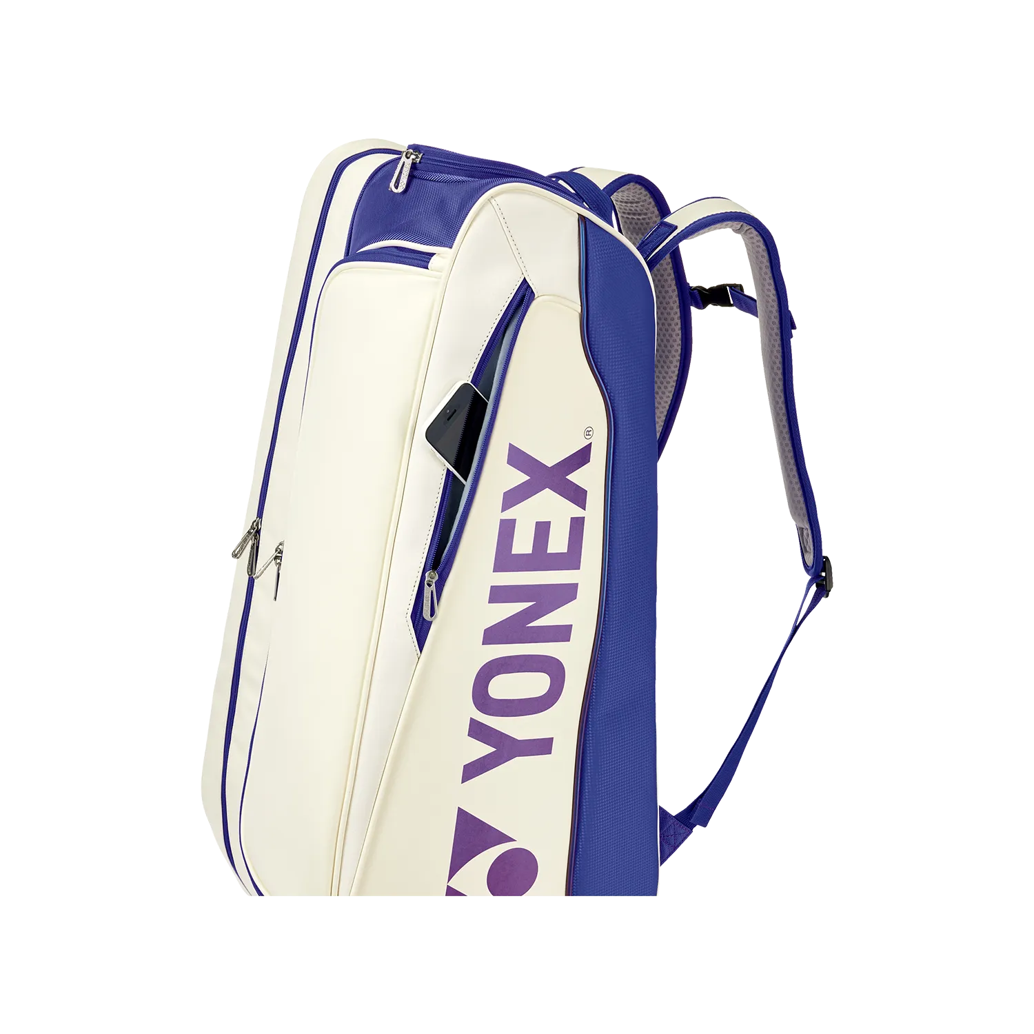 Yonex EXPERT Racquet Bag White/Deep Blue (Medium - 6pcs)