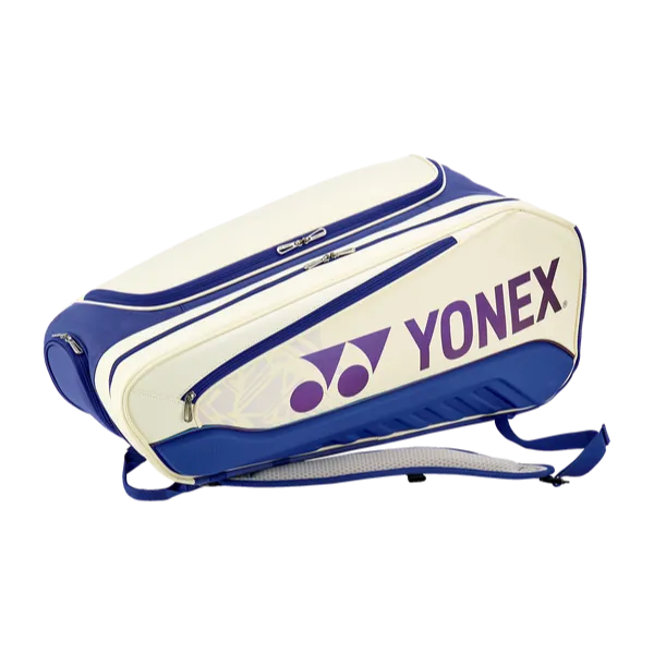 Yonex EXPERT Racquet Bag White/Deep Blue (Medium - 6pcs)