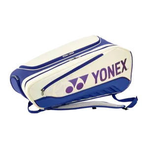 Yonex EXPERT Racquet Bag White/Deep Blue (Medium - 6pcs)
