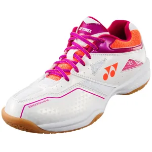 Yonex Power Cushion 36 Womens Badminton Shoes - White / Coral