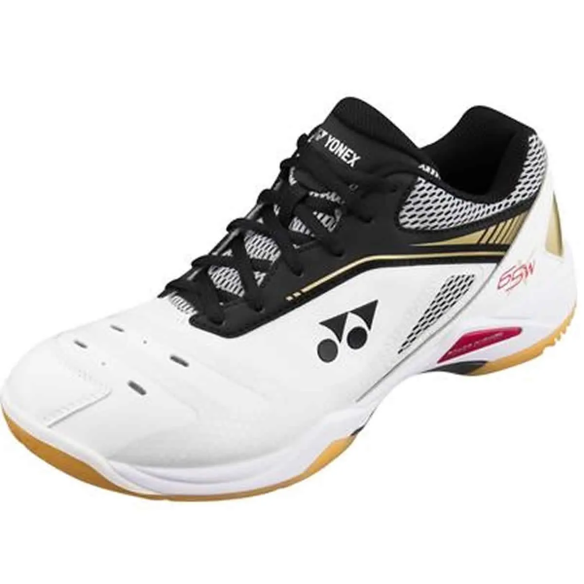 Yonex Power Cushion 65XW Wide Badminton Shoes -White Gold